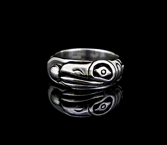 "Raven Steals the Sun" Sterling Silver Ring - Jeff Mckenzie | PNW Fine Handmade Jewelry